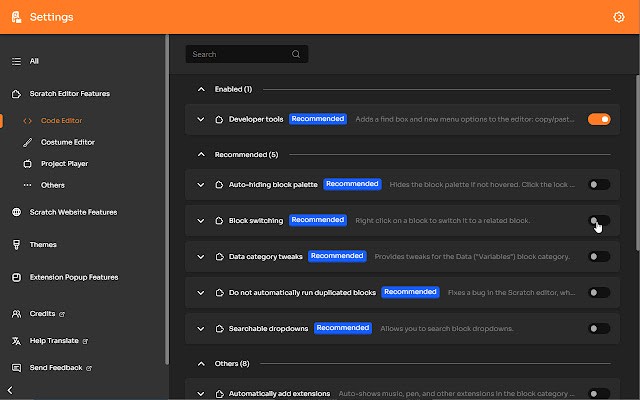 Scratch Addons