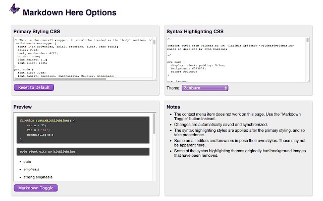 Markdown Here: Write Your Email In Markdown, Then Make It Pretty.