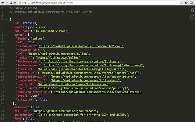 Json Viewer: It Is A Chrome Extension For Printing Json And Jsonp
