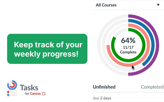 Tasks For Canvas™：一個更好的側邊欄待辦事項清單