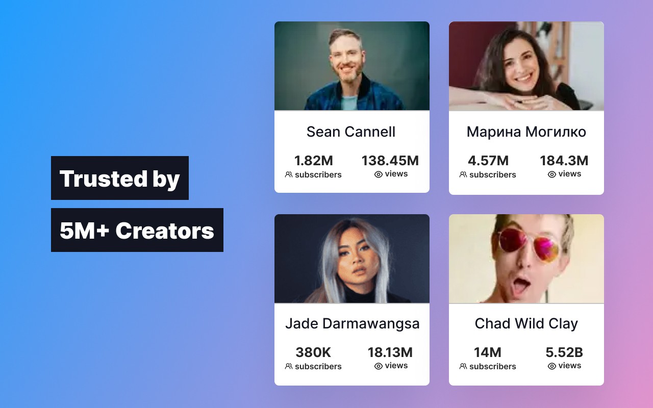 Vidiq Vision For Youtube 可協助您分析、優化和推廣您的 Youtube 影片